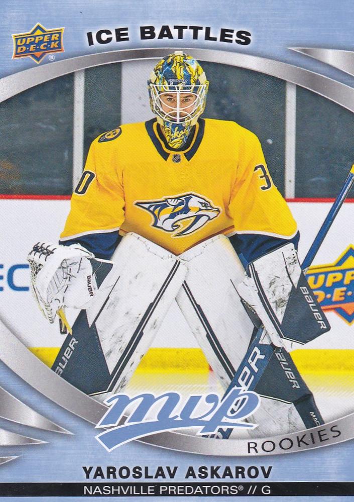 Yaroslav Askarov 
ROO #223 Nashville Predators | 2023-24 Upper Deck MVP - Ice Battles | NHL Card