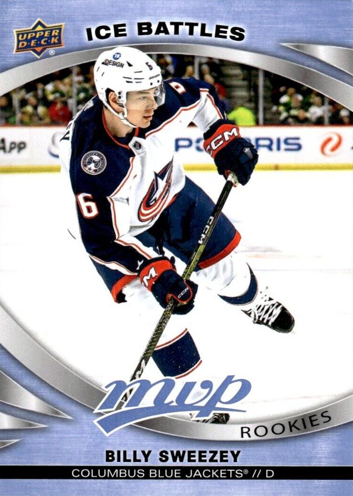 Billy Sweezey 
ROO #238 Columbus Blue Jackets | 2023-24 Upper Deck MVP - Ice Battles | NHL Card