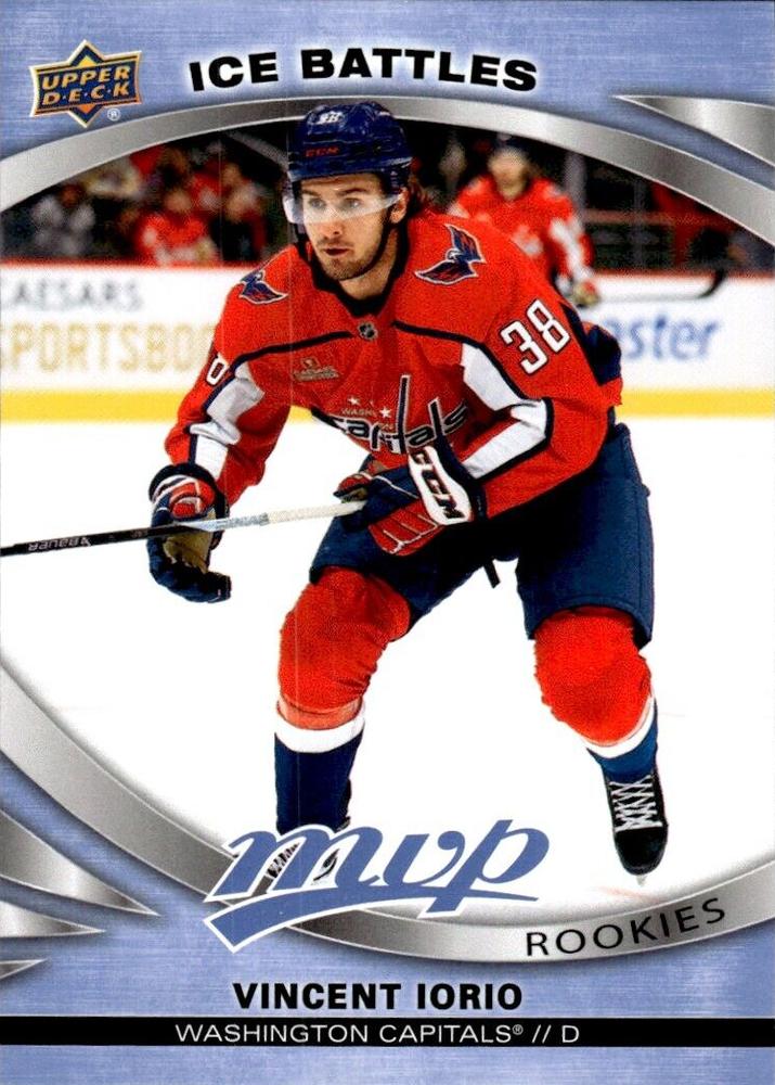 Vincent Iorio 
ROO #241 Washington Capitals | 2023-24 Upper Deck MVP - Ice Battles | NHL Card