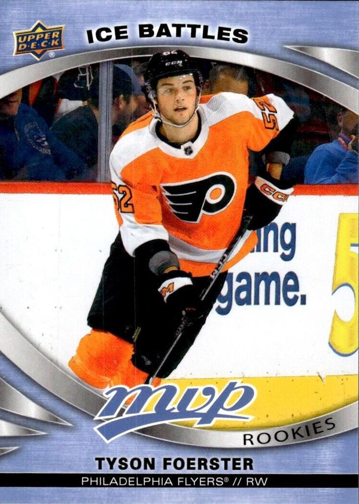 Tyson Foerster 
ROO #246 Philadelphia Flyers | 2023-24 Upper Deck MVP - Ice Battles | NHL Card