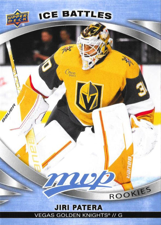 Jiri Patera 
ROO #248 Vegas Golden Knights | 2023-24 Upper Deck MVP - Ice Battles | NHL Card