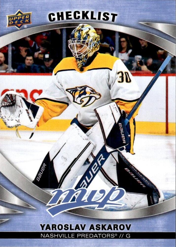 Yaroslav Askarov 
ROO, CL #250 Nashville Predators | 2023-24 Upper Deck MVP - Ice Battles | NHL Card