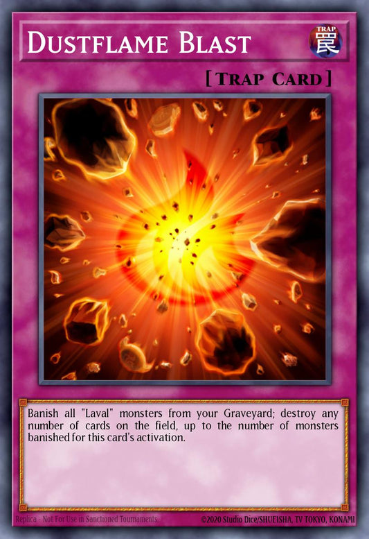 Dustflame Blast - HA06-EN058 Super Rare | Yu-Gi-Oh! Card