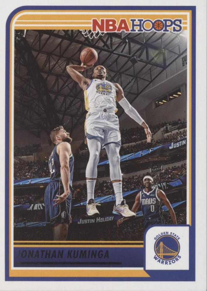 Jonathan Kuminga #8 Golden State Warriors | 2023-24 Hoops | NBA Trading Card