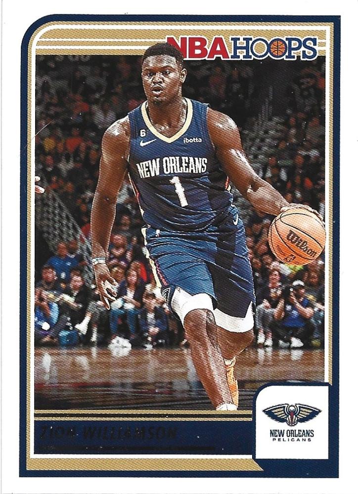 Zion Williamson #15 New Orleans Pelicans | 2023-24 Hoops | NBA Trading Card