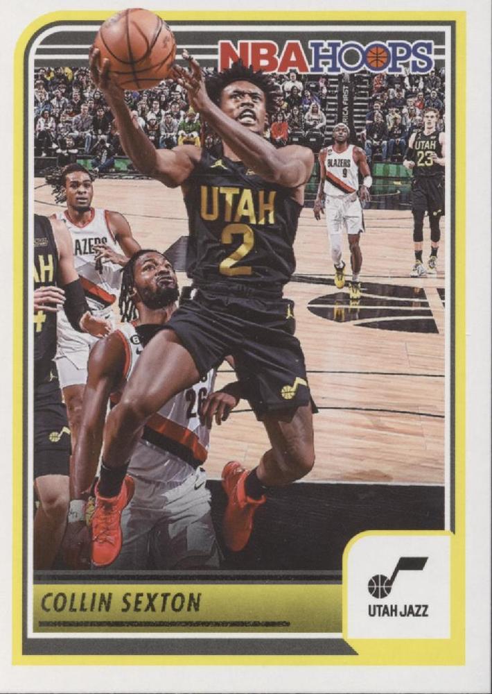 Collin Sexton #16 Utah Jazz | 2023-24 Hoops | NBA Trading Card