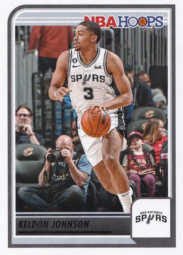 Keldon Johnson #17 San Antonio Spurs | 2023-24 Hoops | NBA Trading Card