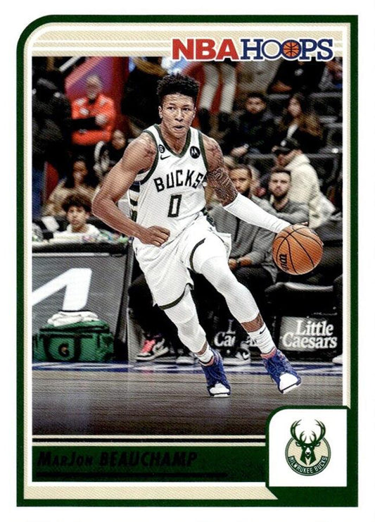 MarJon Beauchamp #25 Milwaukee Bucks | 2023-24 Hoops | NBA Trading Card