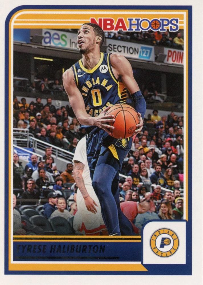 Tyrese Haliburton #30 Indiana Pacers | 2023-24 Hoops | NBA Trading Card