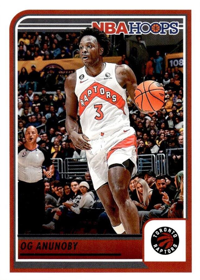 OG Anunoby #37 Toronto Raptors | 2023-24 Hoops | NBA Trading Card