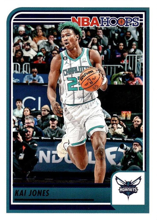 Kai Jones #38 Charlotte Hornets | 2023-24 Hoops | NBA Trading Card