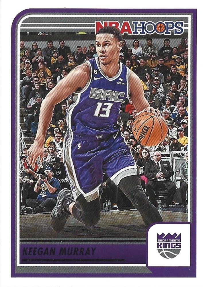 Keegan Murray #42 Sacramento Kings | 2023-24 Hoops | NBA Trading Card