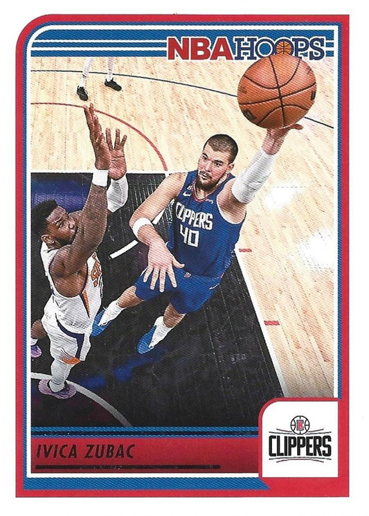 Ivica Zubac #62 Los Angeles Clippers | 2023-24 Hoops | NBA Trading Card