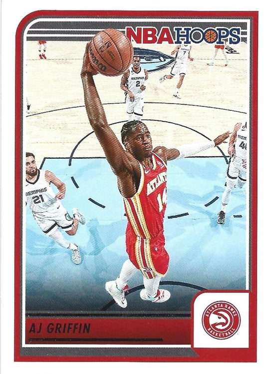 AJ Griffin #72 Atlanta Hawks | 2023-24 Hoops | NBA Trading Card