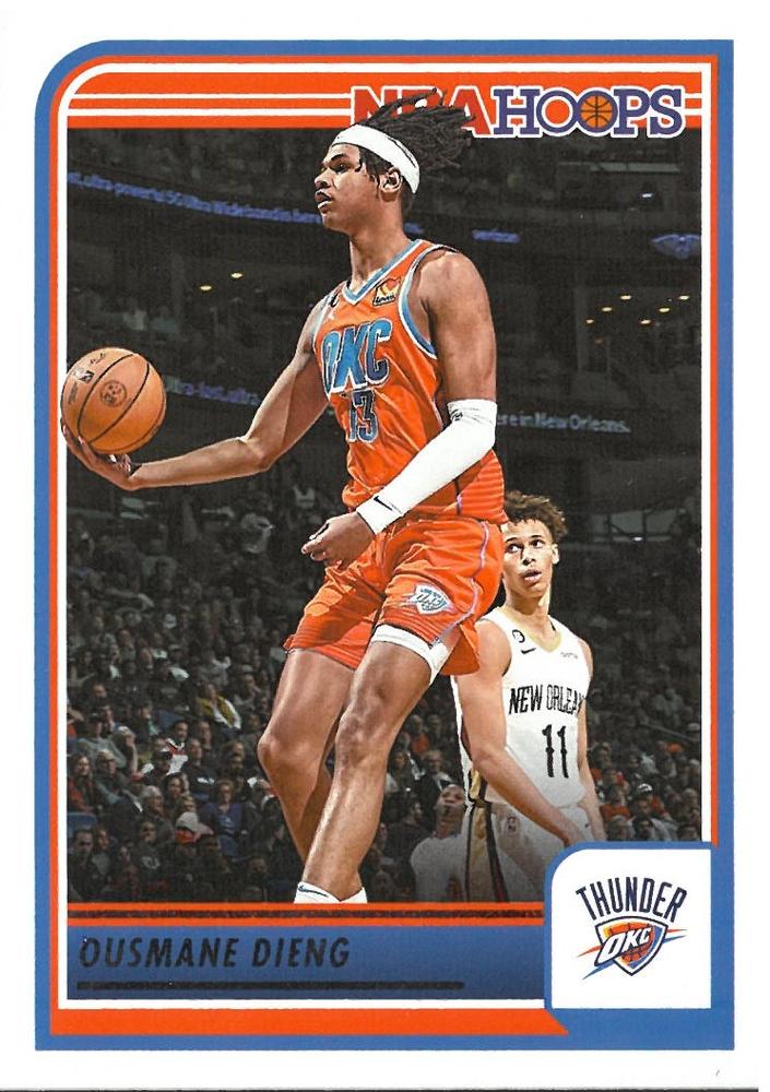 Ousmane Dieng #73 Oklahoma City Thunder | 2023-24 Hoops | NBA Trading Card