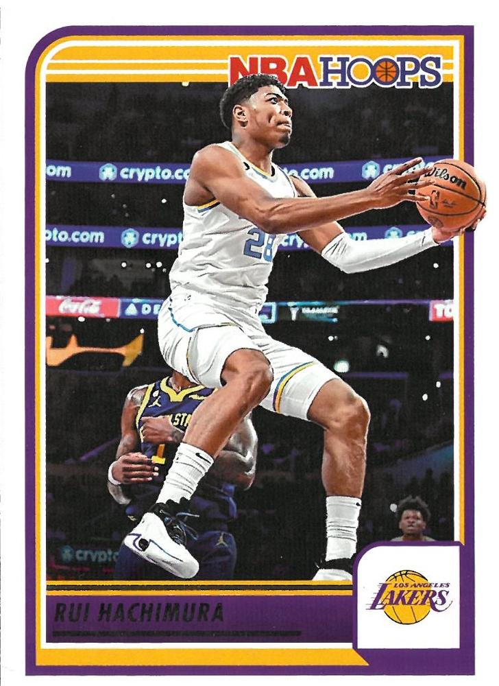 Rui Hachimura #79 Los Angeles Lakers | 2023-24 Hoops | NBA Trading Card