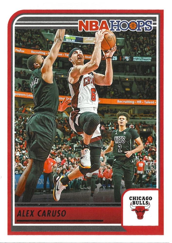 Alex Caruso #81 Chicago Bulls | 2023-24 Hoops | NBA Trading Card