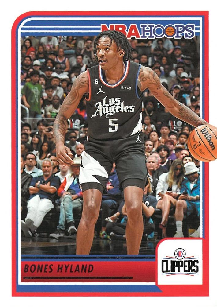 Bones Hyland #82 Los Angeles Clippers | 2023-24 Hoops | NBA Trading Card