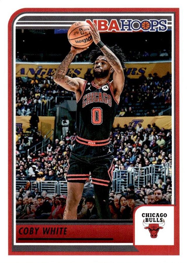 Coby White #85 Chicago Bulls | 2023-24 Hoops | NBA Trading Card