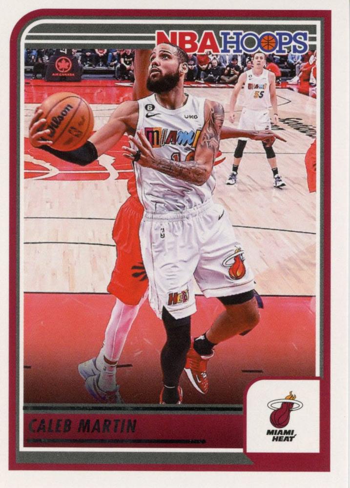 Caleb Martin #96 Miami Heat | 2023-24 Hoops | NBA Trading Card