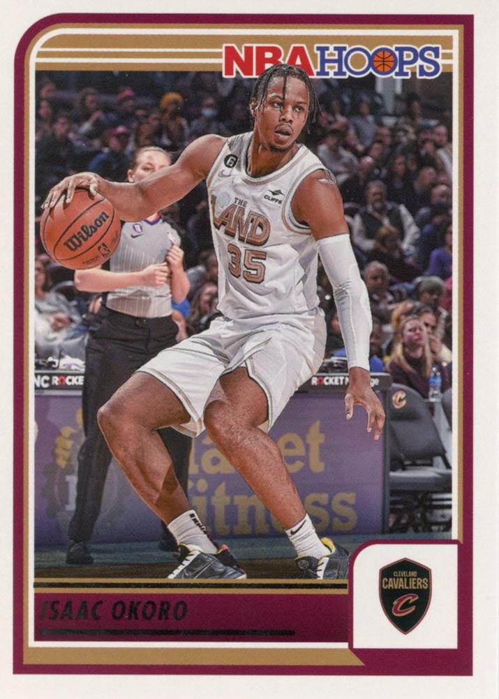 Isaac Okoro #104 Cleveland Cavaliers | 2023-24 Hoops | NBA Trading Card