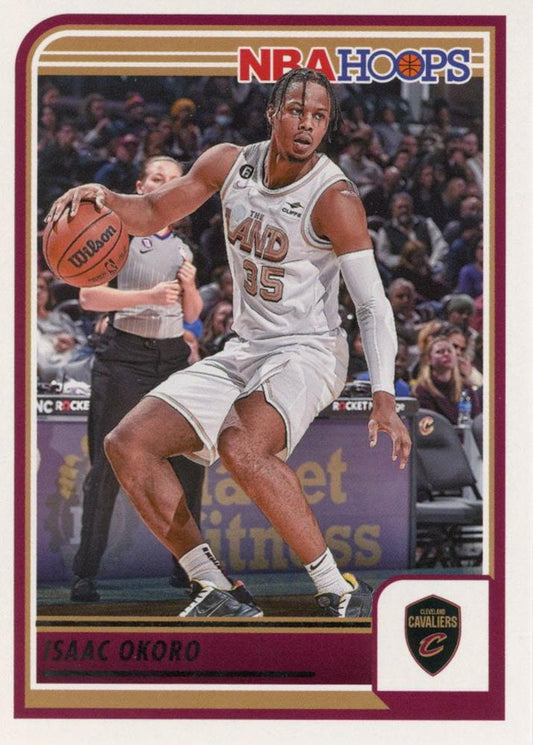 Isaac Okoro #104 Cleveland Cavaliers | 2023-24 Hoops | NBA Trading Card