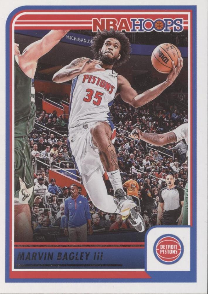 Marvin Bagley III #105 Detroit Pistons | 2023-24 Hoops | NBA Trading Card