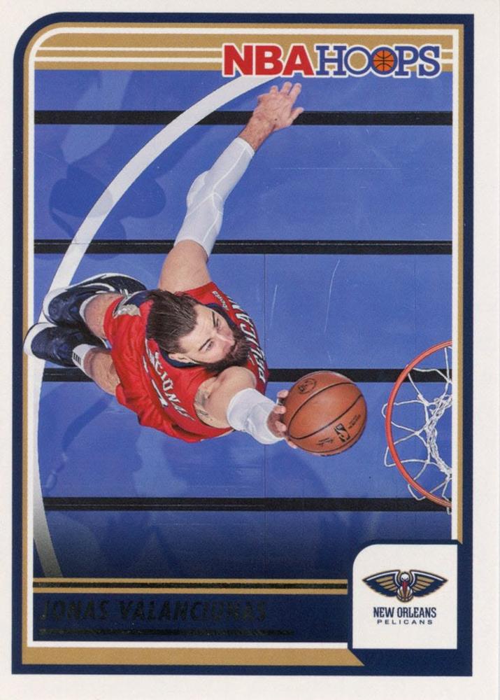 Jonas Valanciunas #109 New Orleans Pelicans | 2023-24 Hoops | NBA Trading Card