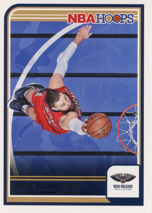 Jonas Valanciunas #109 New Orleans Pelicans | 2023-24 Hoops | NBA Trading Card