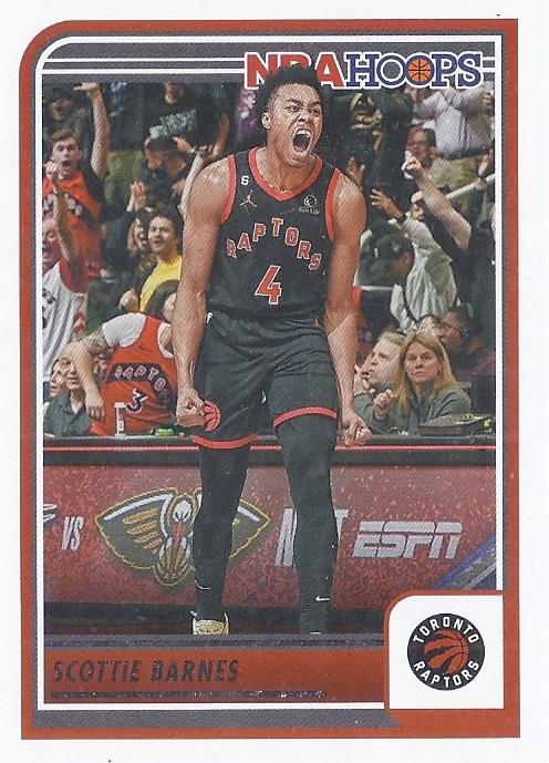 Scottie Barnes #113 Toronto Raptors | 2023-24 Hoops | NBA Trading Card