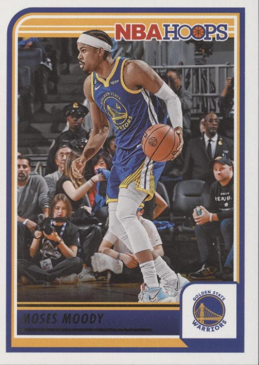 Moses Moody #116 Golden State Warriors | 2023-24 Hoops | NBA Trading Card