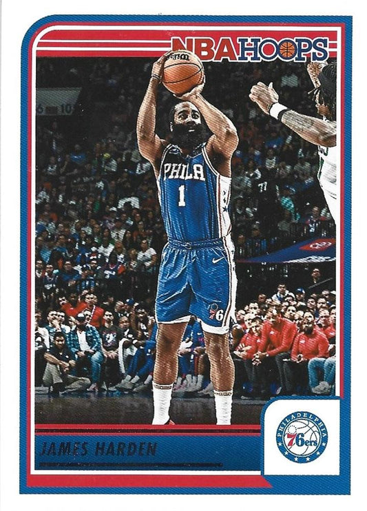 James Harden #119 Philadelphia 76ers | 2023-24 Hoops | NBA Trading Card