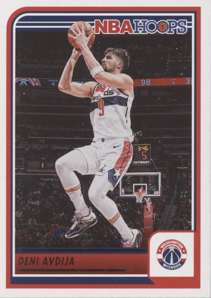 Deni Avdija #128 Washington Wizards | 2023-24 Hoops | NBA Trading Card