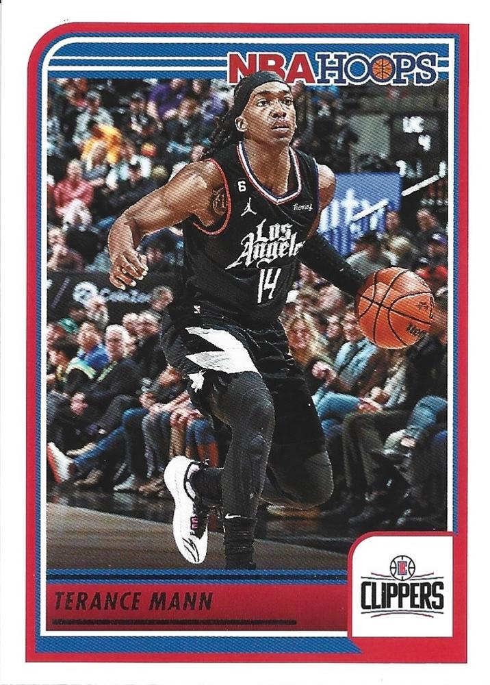 Terance Mann #130 Los Angeles Clippers | 2023-24 Hoops | NBA Trading Card