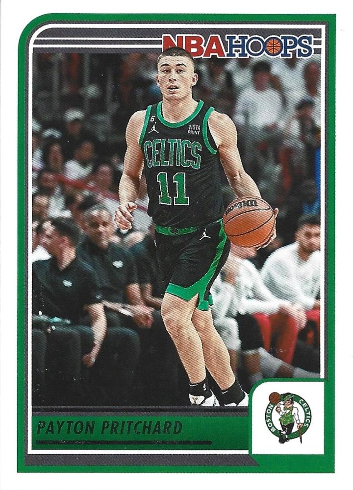 Payton Pritchard #133 Boston Celtics | 2023-24 Hoops | NBA Trading Card