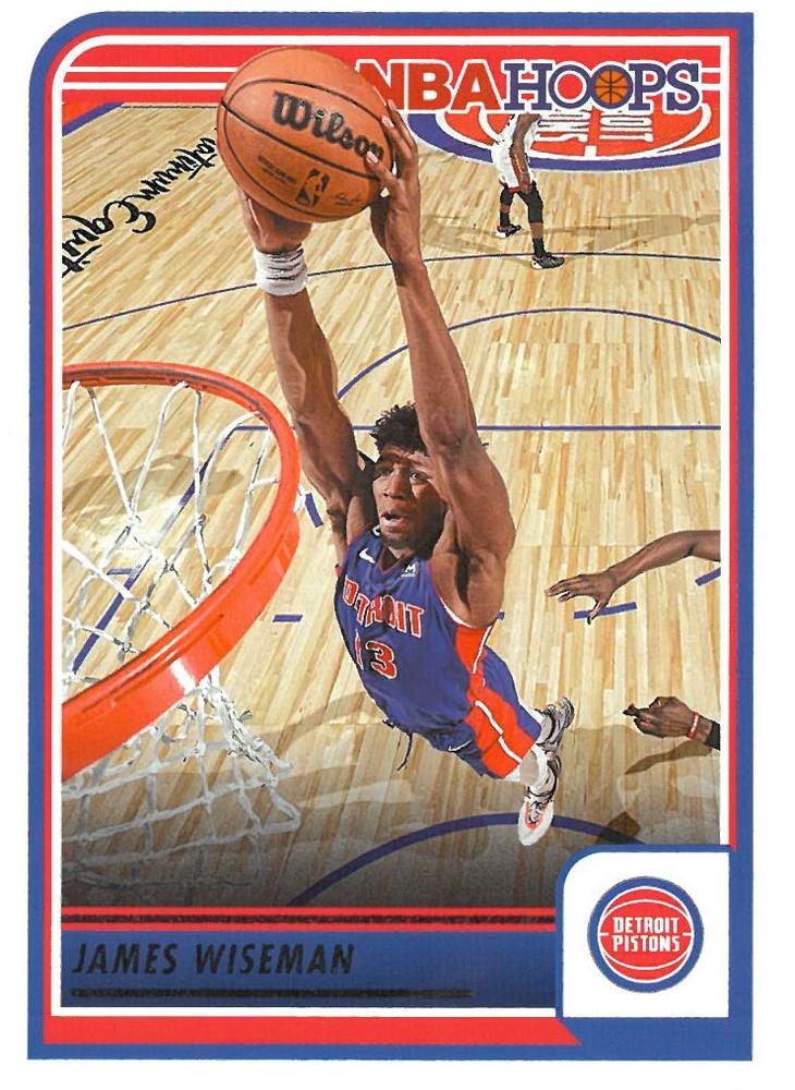 James Wiseman #135 Detroit Pistons | 2023-24 Hoops | NBA Trading Card