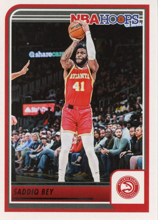 Saddiq Bey #136 Atlanta Hawks | 2023-24 Hoops | NBA Trading Card