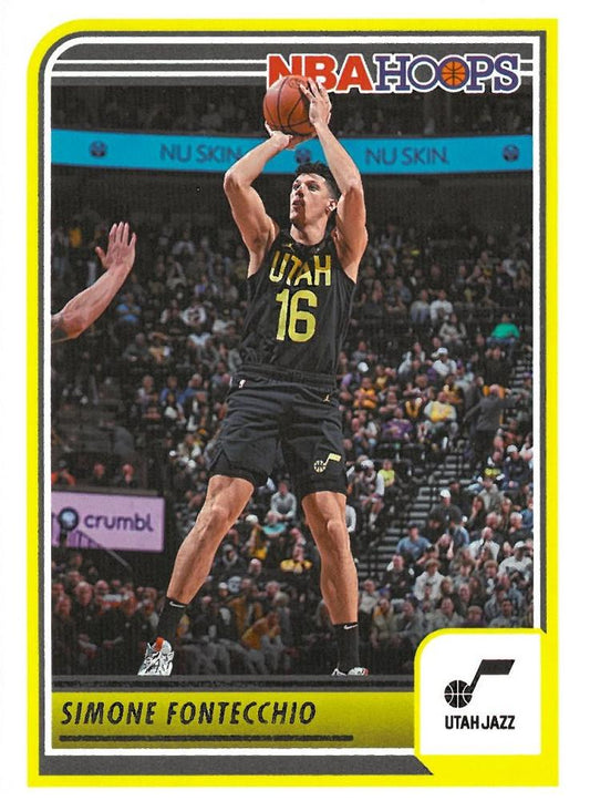 Simone Fontecchio #144 Utah Jazz | 2023-24 Hoops | NBA Trading Card