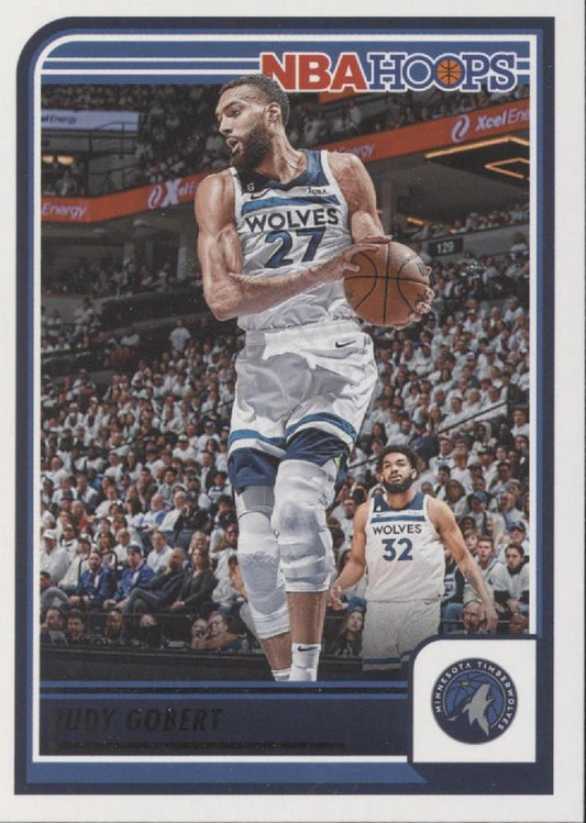 Rudy Gobert #153 Minnesota Timberwolves | 2023-24 Hoops | NBA Trading Card