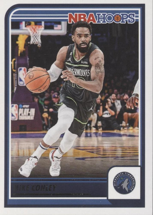 Mike Conley #159 Minnesota Timberwolves | 2023-24 Hoops | NBA Trading Card