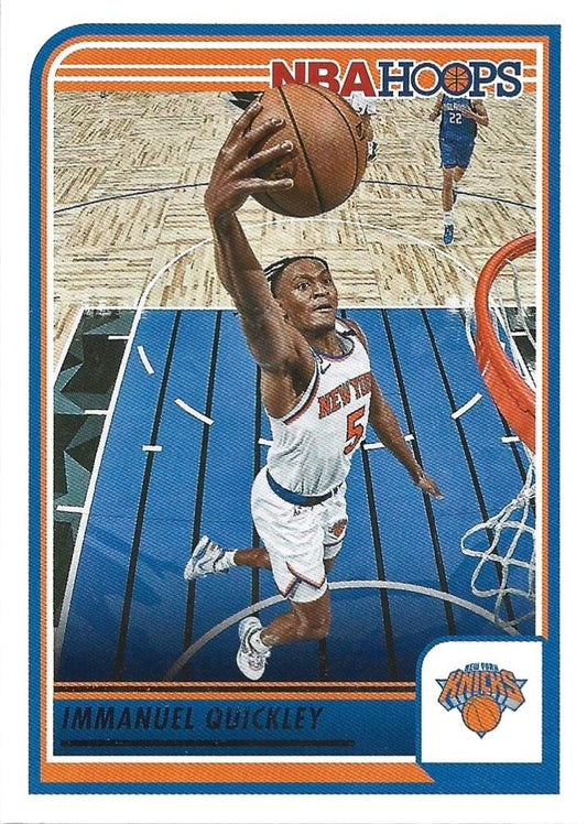 Immanuel Quickley #160 New York Knicks | 2023-24 Hoops | NBA Trading Card