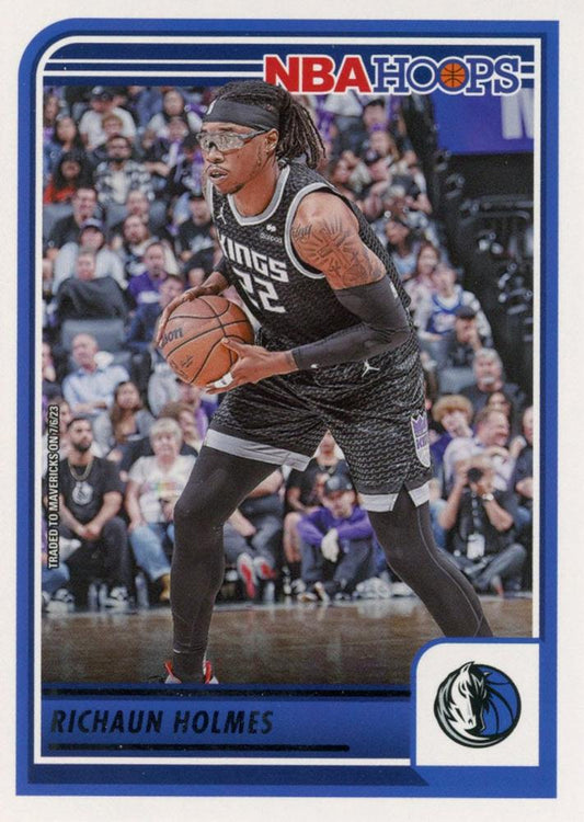 Richaun Holmes #163 Dallas Mavericks | 2023-24 Hoops | NBA Trading Card