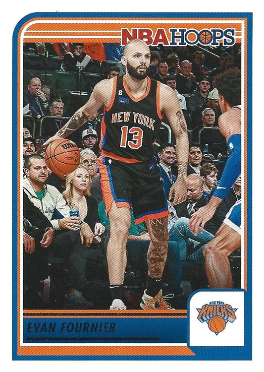 Evan Fournier #164 New York Knicks | 2023-24 Hoops | NBA Trading Card