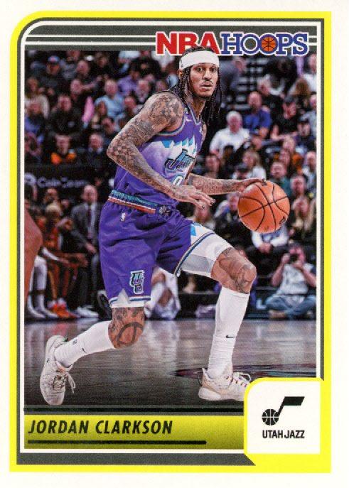 Jordan Clarkson #176 Utah Jazz | 2023-24 Hoops | NBA Trading Card