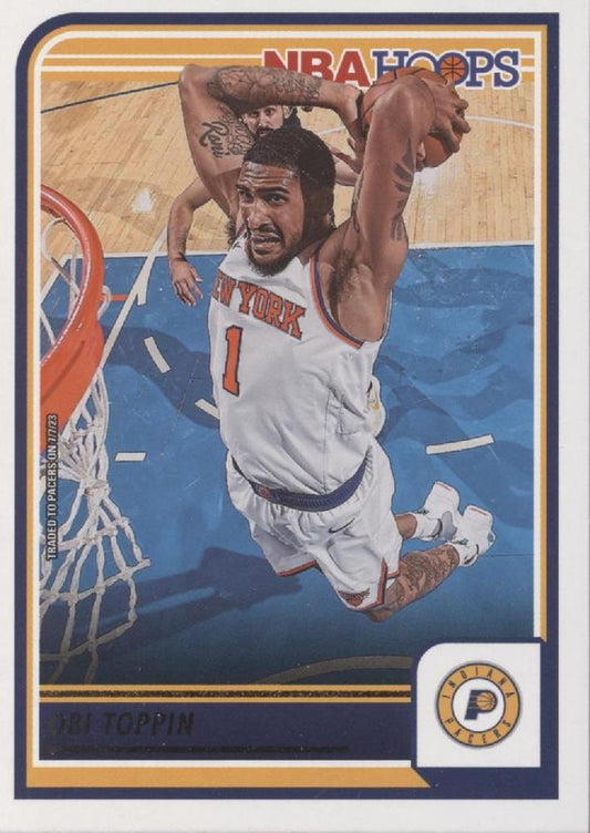 Obi Toppin #186 Indiana Pacers | 2023-24 Hoops | NBA Trading Card