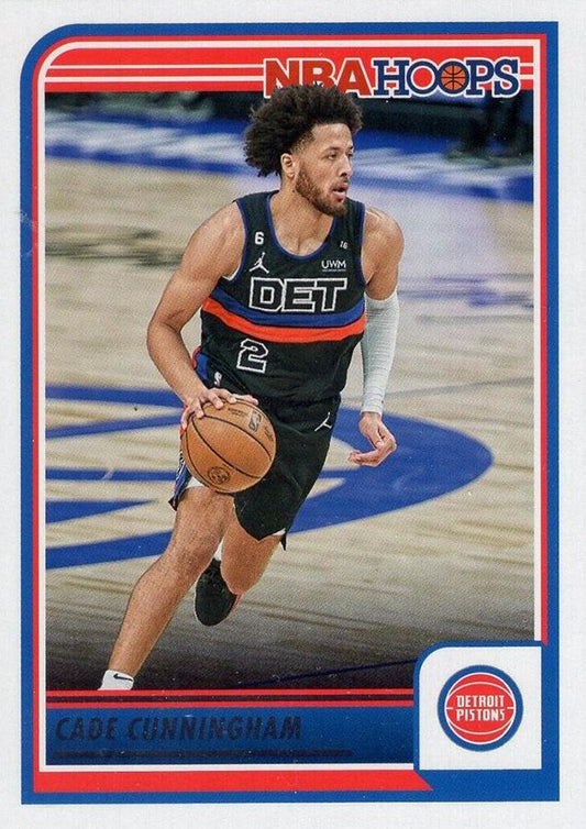 Cade Cunningham #188 Detroit Pistons | 2023-24 Hoops | NBA Trading Card