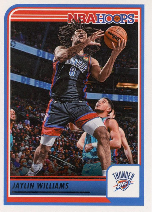 Jaylin Williams #194 Oklahoma City Thunder | 2023-24 Hoops | NBA Trading Card