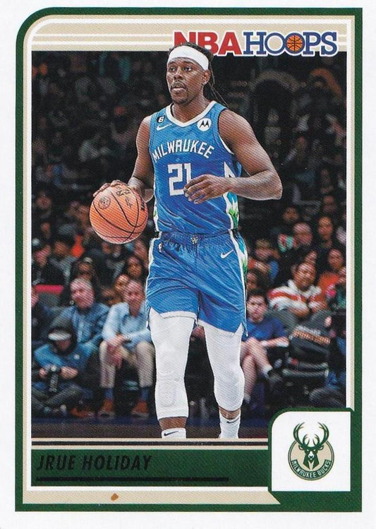 Jrue Holiday #200 Milwaukee Bucks | 2023-24 Hoops | NBA Trading Card