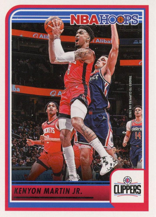 Kenyon Martin Jr. #201 Los Angeles Clippers | 2023-24 Hoops | NBA Trading Card