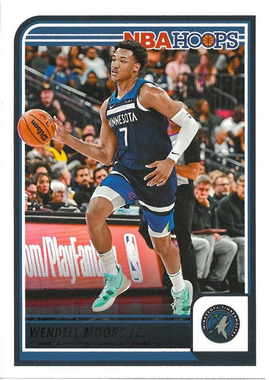 Wendell Moore Jr. #210 Minnesota Timberwolves | 2023-24 Hoops | NBA Trading Card